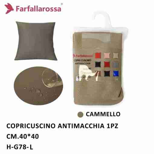 Copricuscino 40*40cm Cammello