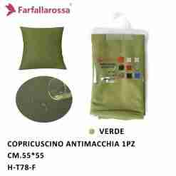 Copricuscino 55*55cm Verde