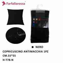 Copricuscino 55*55cm Nero