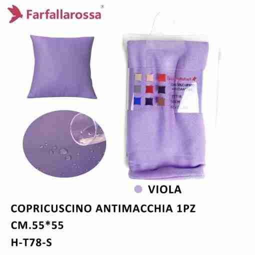 Copricuscino 55*55cm Viola