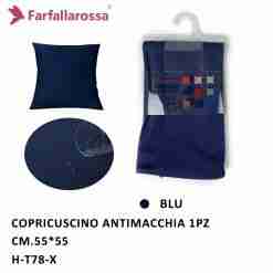 Copricuscino 55*55cm Blu