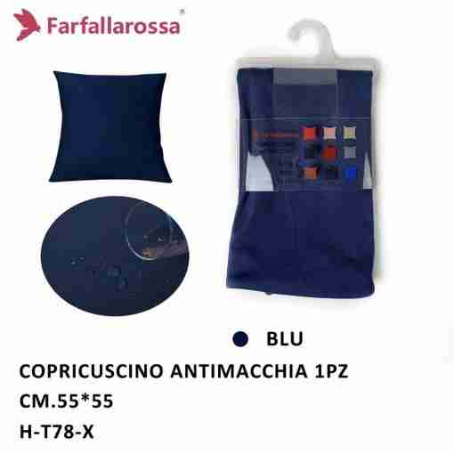 Copricuscino 55*55cm Blu