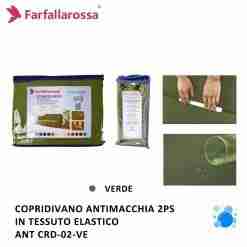 Copridivano 2ps Verde Antimacchia