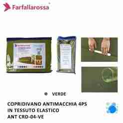 Copridivano 4ps Verde Antimacchia