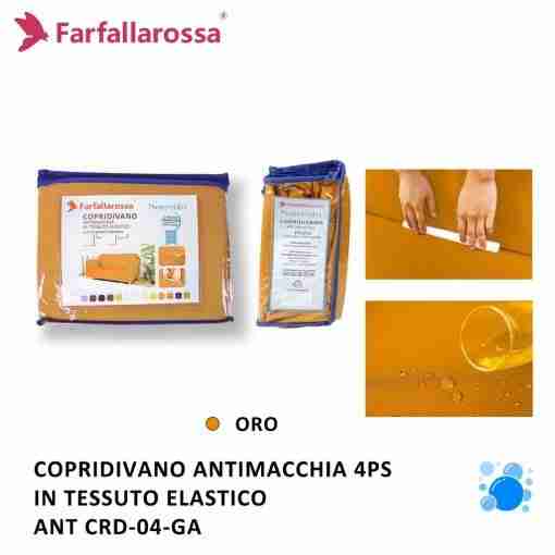 Copridivano 4ps Oro Antimacchia