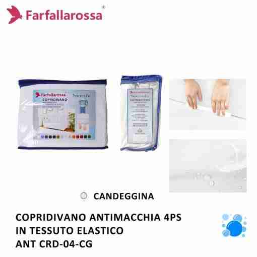 Copridivano 4ps Candeggina Antimacchia