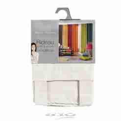 Douceur d'interieur Tenda Con Passanti 140 X 260 Cm Poliestere Unito Essentiel Naturale
