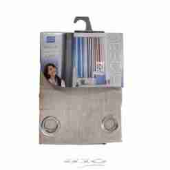 Douceur d'interieur Tenda Con Occhielli 140 X 260 Cm Chambray Unito Newton Lino