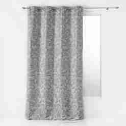 Alternative view of Douceur d'interieur Tenda Con Occhielli 140 X 280 Cm Jacquard Rosalina Grigio