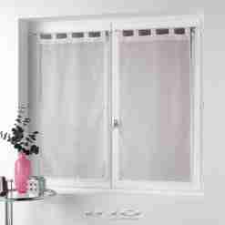 Douceur d'interieur Tendaggio Dritta Con Passanti 2x60x120 Cm Velo Stampato Metalizato Orion Rosa