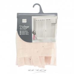 Alternative view of Douceur d'interieur Tendaggio Dritta Con Passanti 2x60x160 Cm Velo Stampato Metalizato Orion Rosa