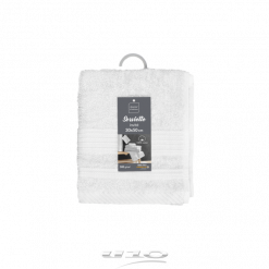 Douceur d'interieur Asciugamano Per Ospiti 30 X 50 Cm Spugna Unita Tendresse Bianco