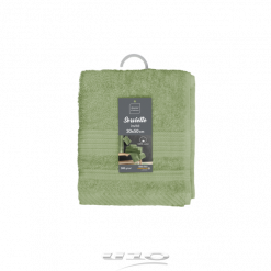 Douceur d'interieur Asciugamano Per Ospiti 30 X 50 Cm Spugna Unita Tendresse Verde Felce