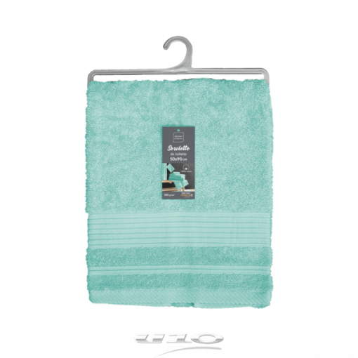 Douceur d'interieur Asciugamano 50 X 90 Cm Spugna Unita Tendresse Celadon