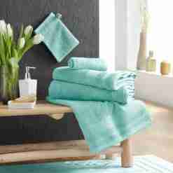 Alternative view of Douceur d'interieur Asciugamano 50 X 90 Cm Spugna Unita Tendresse Celadon