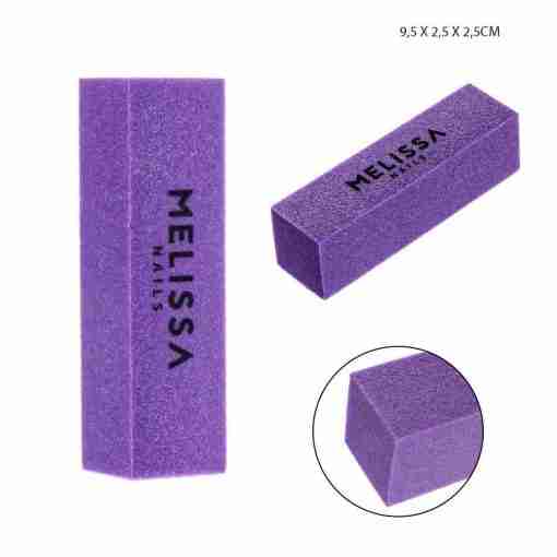Melissa Block Buffer 9.5x2.5x2.5cm Viola