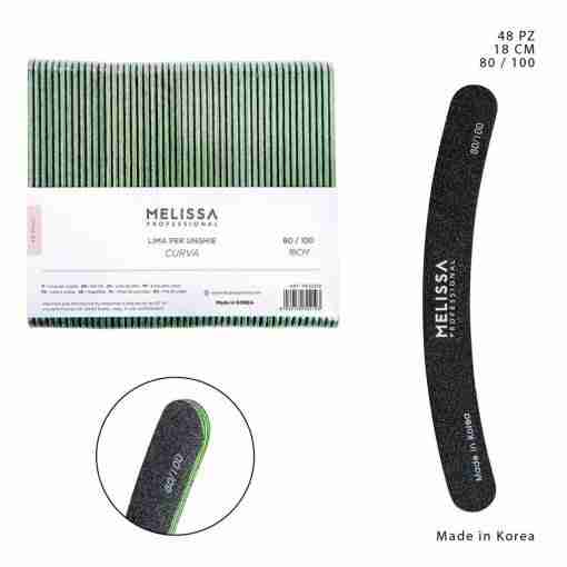 Melissa Lima Unghie  80/100g 18cm Nero Curva