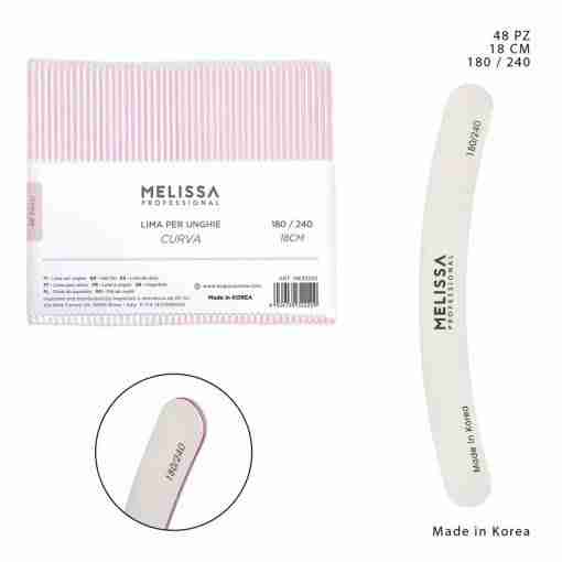 Melissa Lima Unghie 180/240g 18cm Bianco Curva