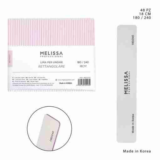Melissa Lima Unghie 180/240g 18cm Bianco Rett.
