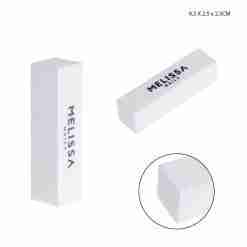 Melissa Block Buffer 9.5x2.5x2.5cm Bianco
