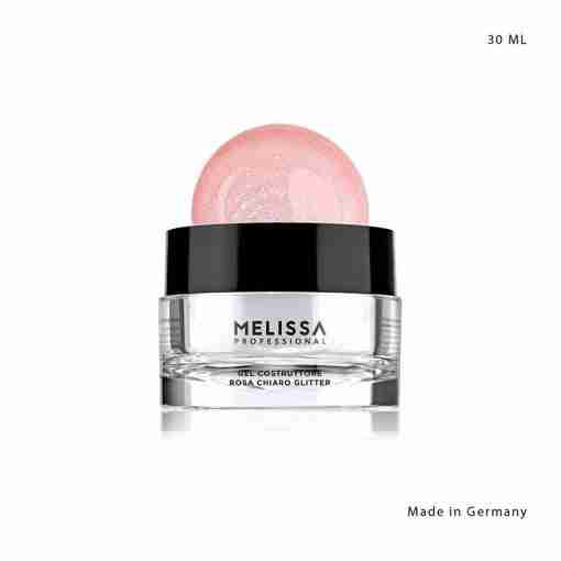 Melissa Gel Costruttore Rosa Chiaro Glitter 30ml