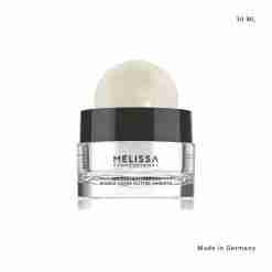 Melissa Gel Costrut.Bianco Cover Glitt.Argento30ml