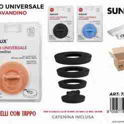 Tappo Univ. Per Lavandino C/4 Anelli Col. Ass.