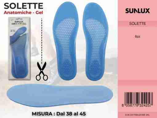 Solette Anatomiche -Gel Dal N.38 Al 45