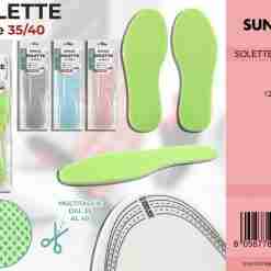Solette Salute Multitaglie 35-40 Col. Ass.