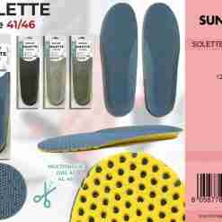 Solette Salute Multitaglie 41-46 Col. Ass.