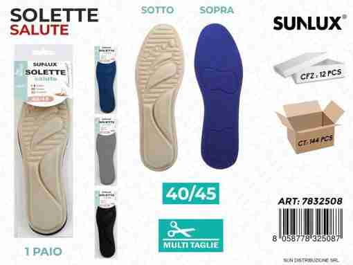 Solette Salute Uomo Multitaglie 40-45