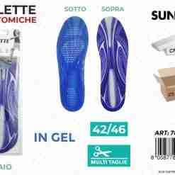 Solette Anatomiche Gel Uomo M.Taglie 42-46