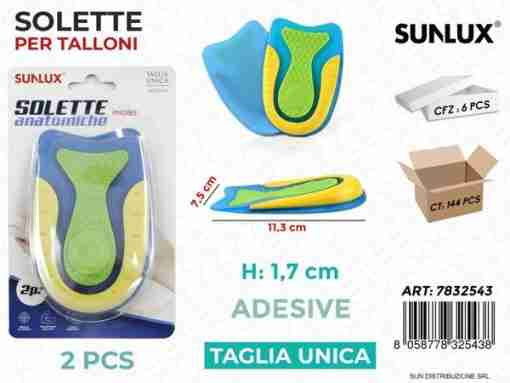 Solette Gel Anatomiche Talloni Adv 2pcs Tg.U