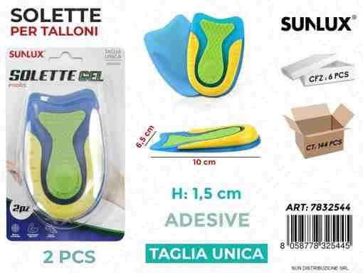 Solette Gel Anatomiche Talloni Adv 2pcs Tg.U