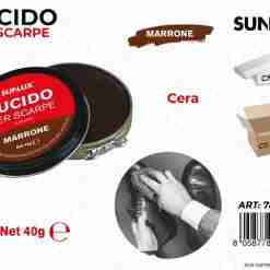 Lucido Per Scarpe Cera Marrone 40g