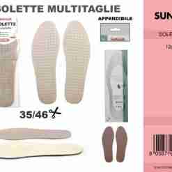 Soletta Per Scarpe Multitaglie 35/46