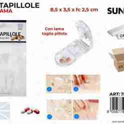 Portapillole Con Lama 8.5*3.5*2.5cm