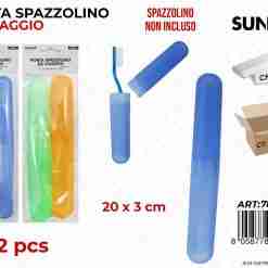 Portaspazzolino Da Viaggio Ass. 2pcs 20*3cm