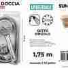 Set Doccia 3pcs Uni. Getto Sing. 1.75mt 21cm