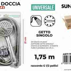 Set Doccia 3pcs Uni. Getto Sing. 1.75mt 21cm
