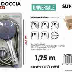 Set Doccia 3pcs Uni. 5getti 1.75mt 22.5cm