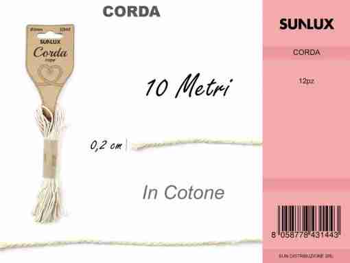 Corda In Cotone 0.2cm*10mt