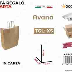 Busta Allegra Avana F.To 14*21*8.5cm
