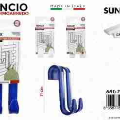 Gancio Termoarredo 3col. Ass. 11cm