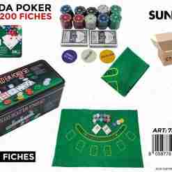 Set Da Poker Con 200 Fiches