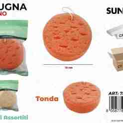 Spugna Bagno Col. Ass. Tonda 13cm