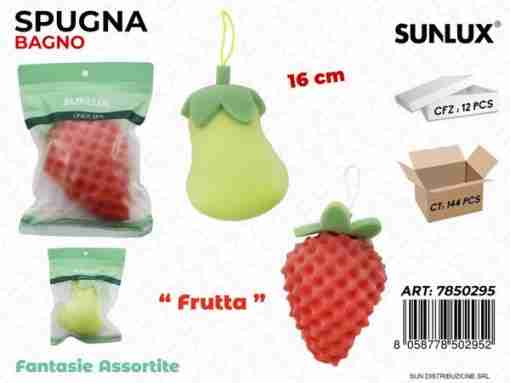 Spugna Bagno Fant. Ass. Frutta 16cm