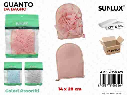 Guanto Da Bagno Col. Ass. 14*20cm