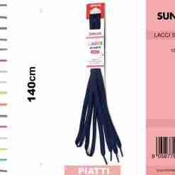 Lacci Per Scarpe Blu Scuro 140cm