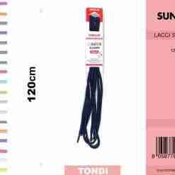Lacci Per Scarpe Blu Scuro 120cm